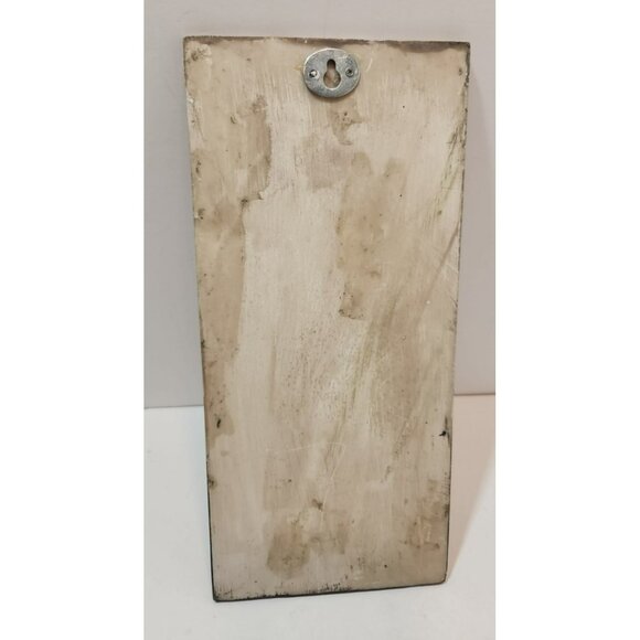 Ceramic 3D Wine Bottle Wall Decor St Martins & St Francis Yellow Black Purple - Picture 4 of 14